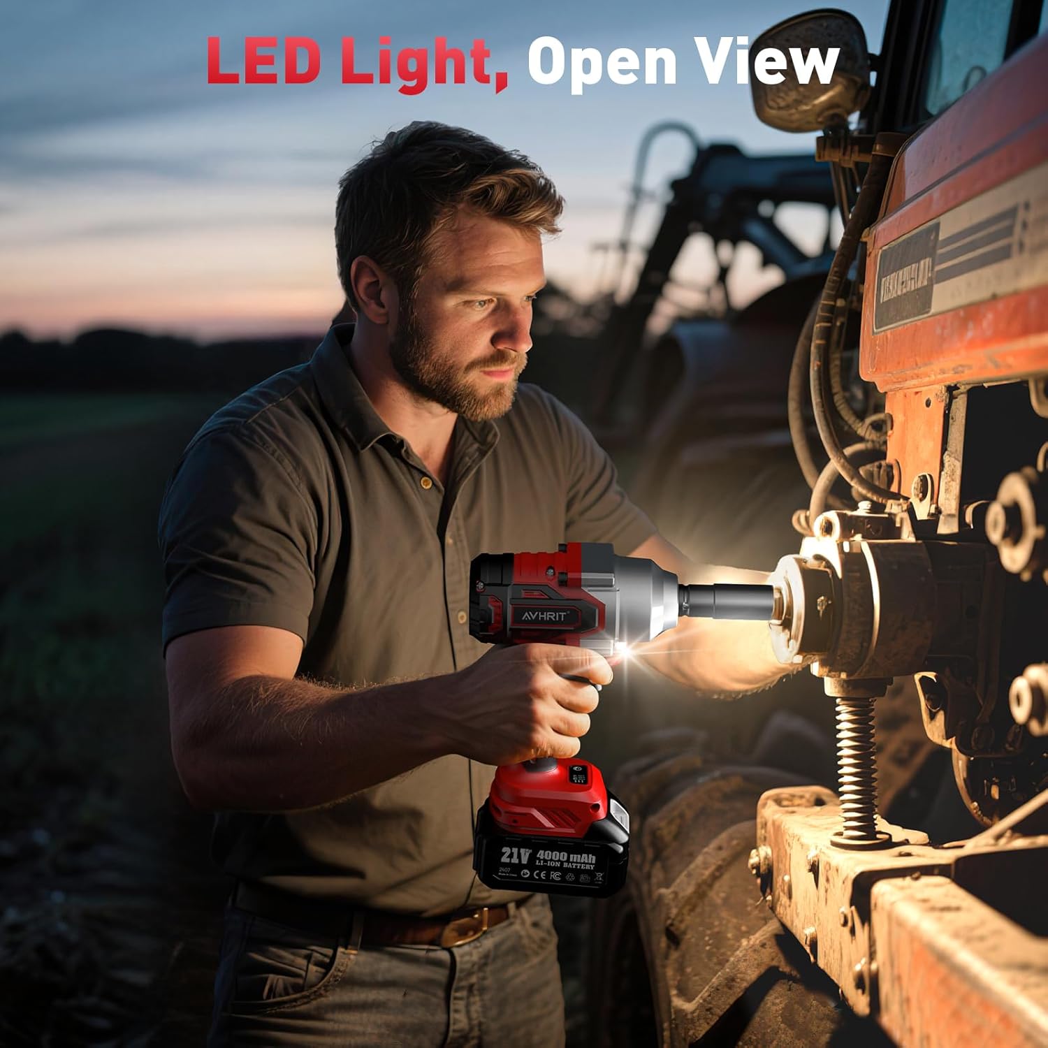 Avrhit 1300N.m(960ft-lbs) Cordless Impact Wrench