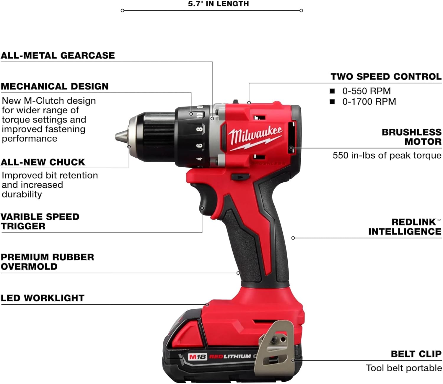 Milwaukee M18TRADE Compact BRUSHLESS 2-Tool Combo – Best for Professionals