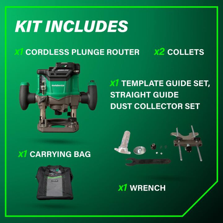 Metabo HPT 36V Cordless Plunge Router (Bare Tool)