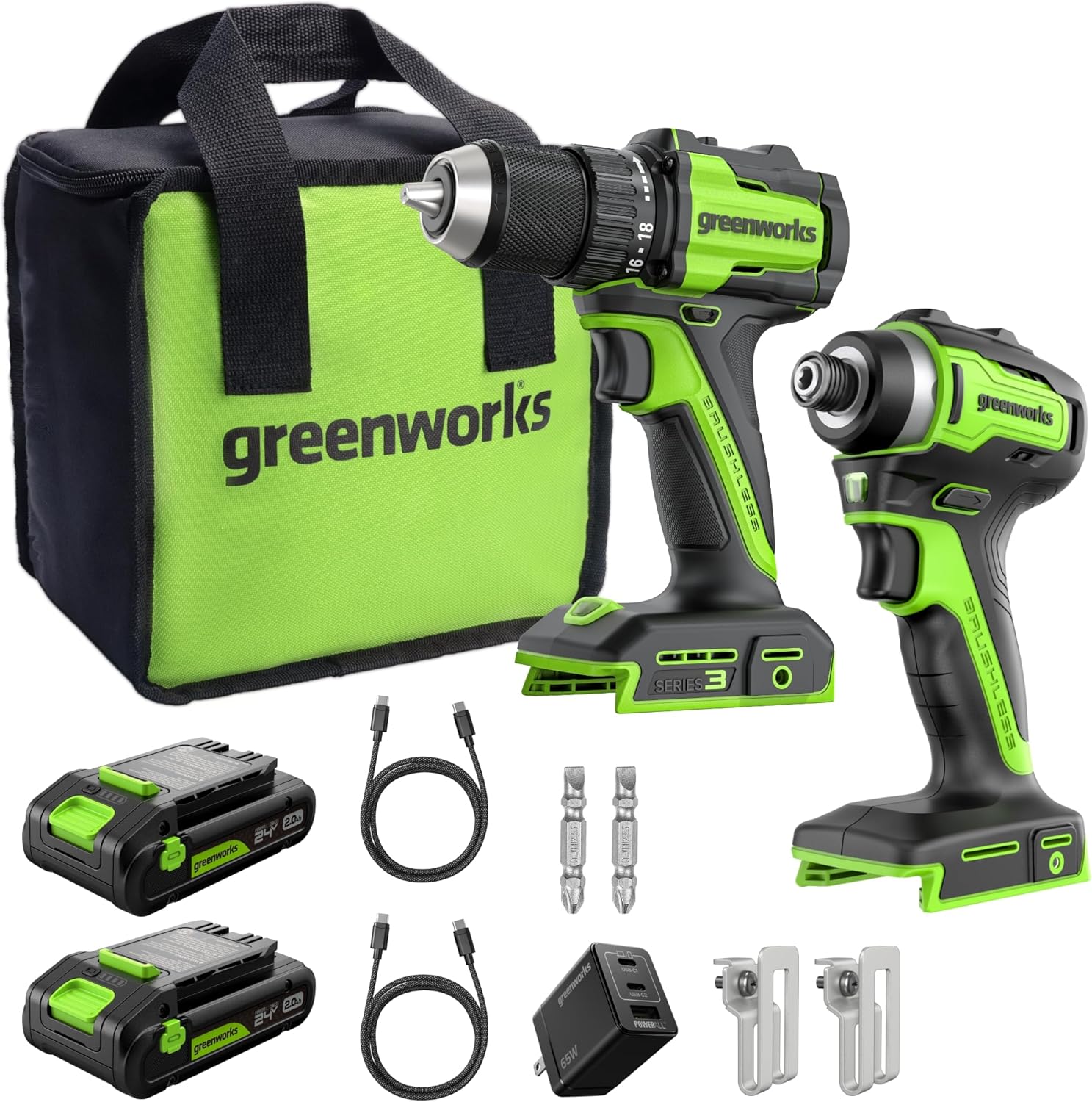 RYOBI P1819 18V One+ Lithium Ion Combo Kit